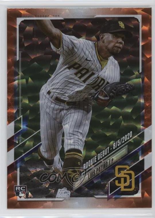 2021 Topps Update Luis Patino Orange Foil Rookie RC #US214 /299
