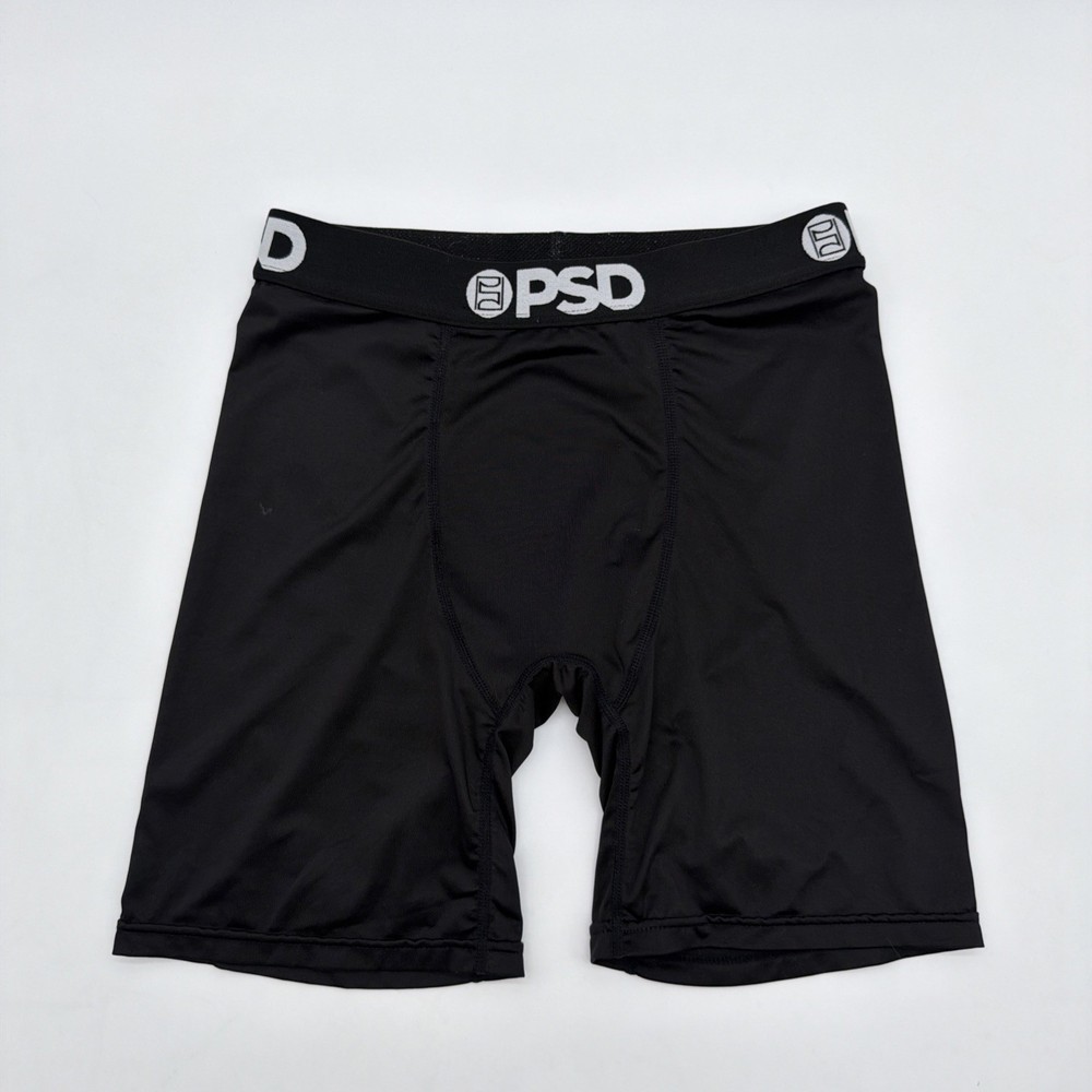 PSD Shorts Mens S Black Solid Logo .#40473