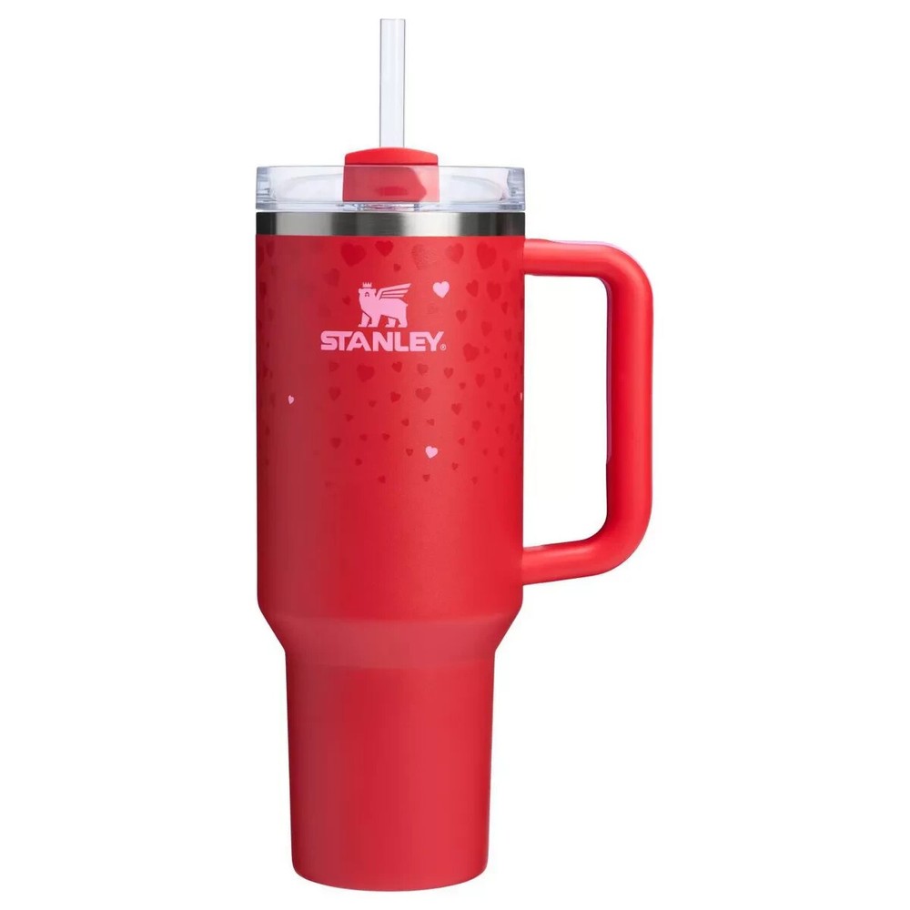 Stanley Target Exclusive 2025 Ruby Hearts 40oz Tumbler Ready Now
