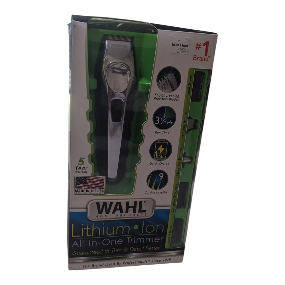 Wahl Lithium Ion All-In-One Trimmer Detail Shaver Precision Blades 9 Lengths