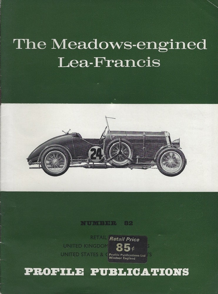 Vintage UK Profile Auto Publication - The Meadows-engined Lea-Francis