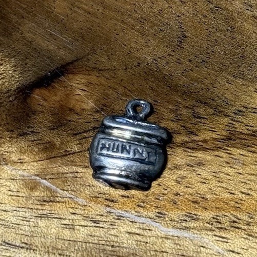 Vintage Van Dell Sterling Silver Pooh Hunny Bracelet Charm Classic Disney Collection
