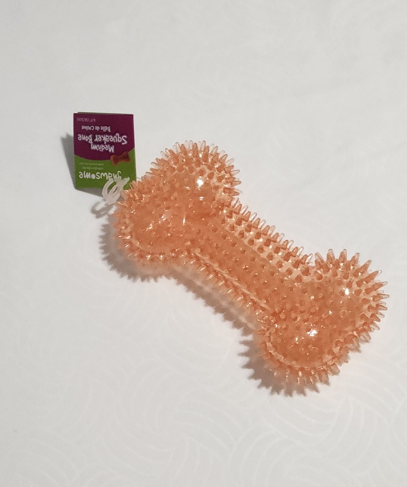 Dog Chew Toys for Aggressive Chewers, Indestructible Tough Durable Beef Bone Toy