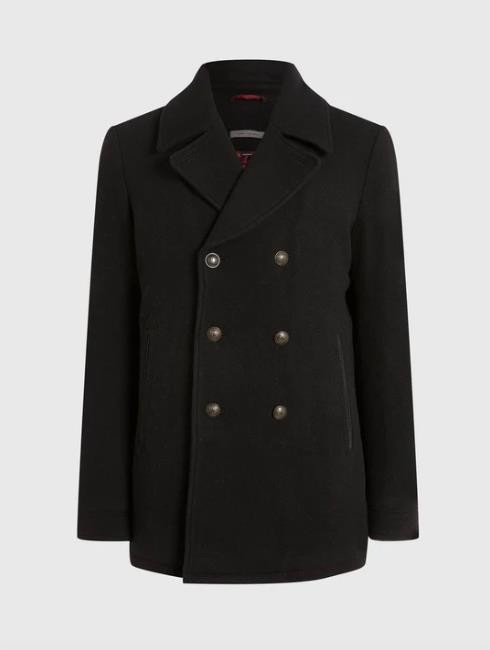 John Varvatos Black CARLOS Jacket Peacoat 38 US NEW IMPERFECT $698 O2071Y3-BYCA