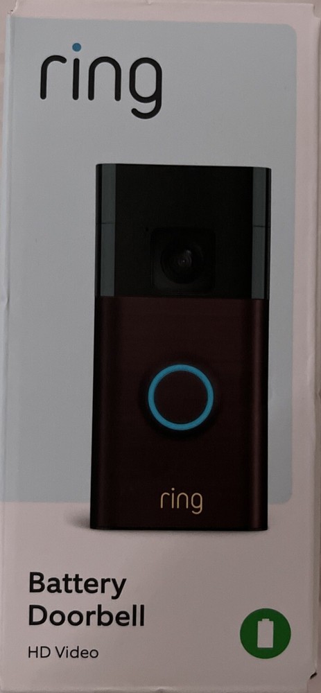 Ring Battery Doorbell HD Video Wifi Video Doorbell (2024 Release)  Bronze - New