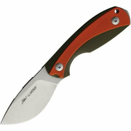 New Viper Lille 1 Fixed Blade Org/Grn Fixed Blade Knife VT4022GGO
