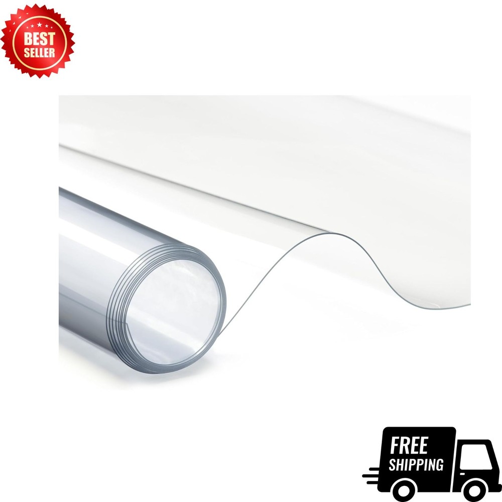 Clear Marine Sheeting 20 Gauge 5 Yard Roll Transparent Plastic