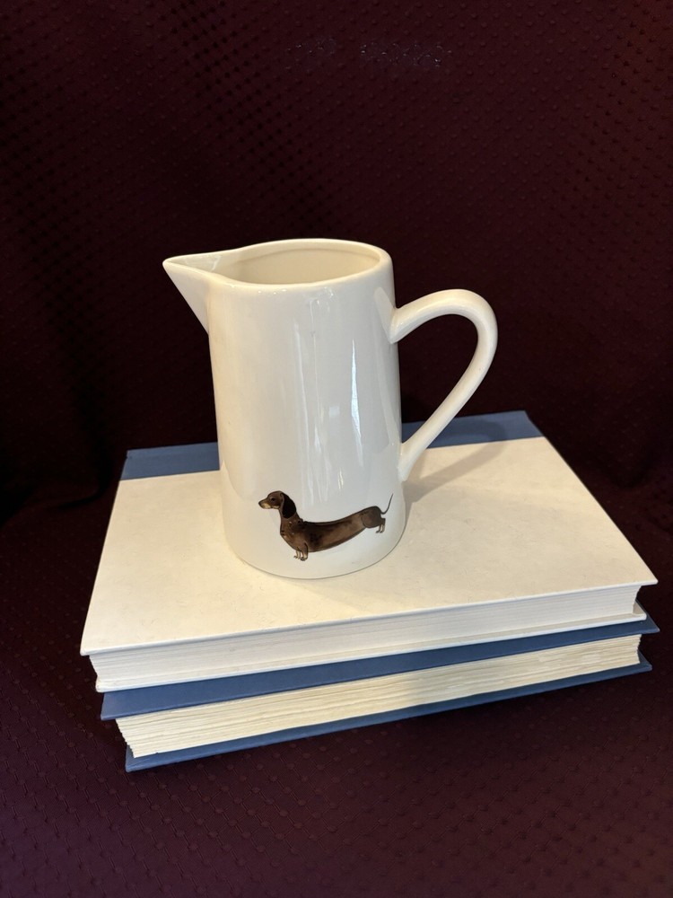 Charming Dachshund Syrup Pitcher/Creamer