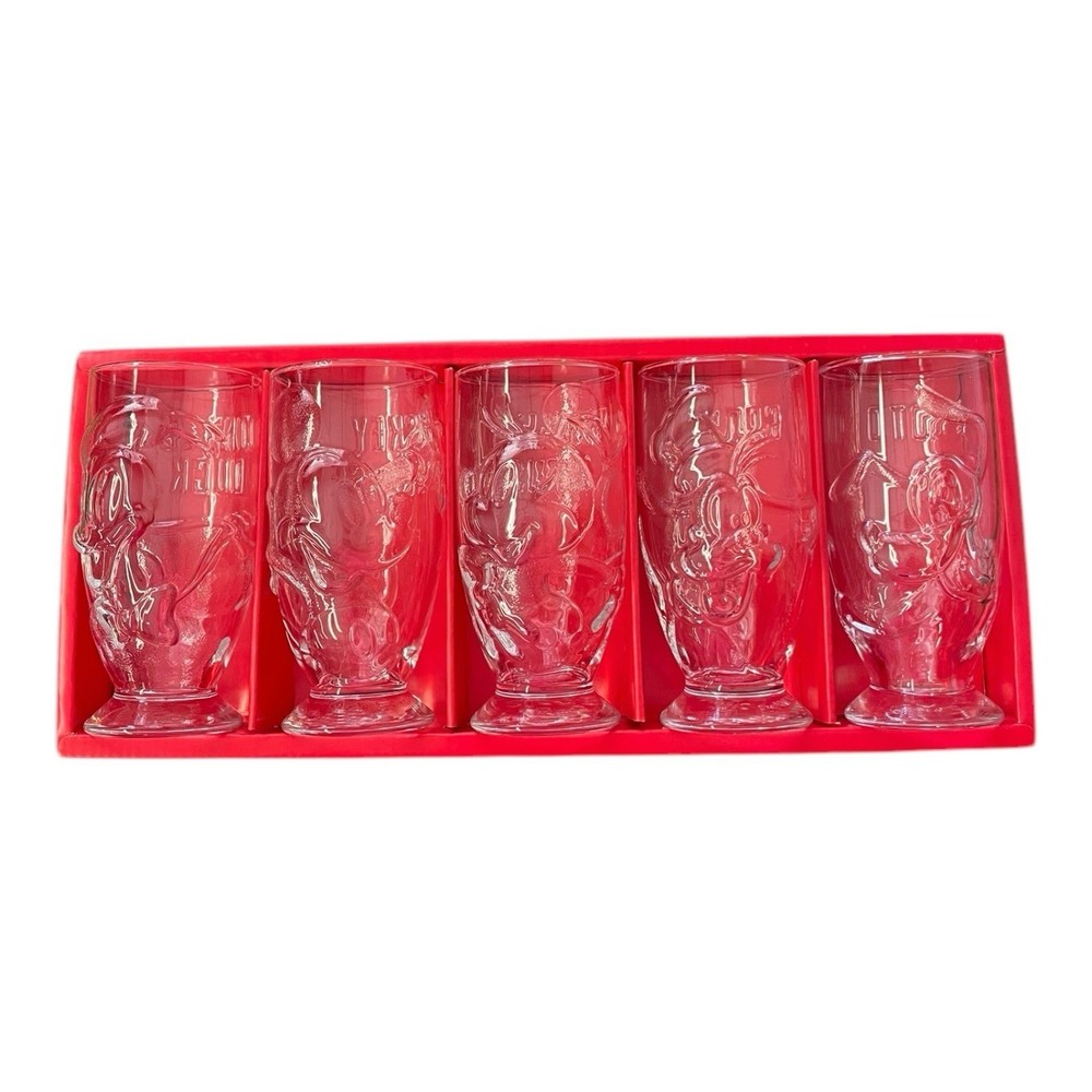 K. Onishi Walt Disney Characters 5 Glass Set
