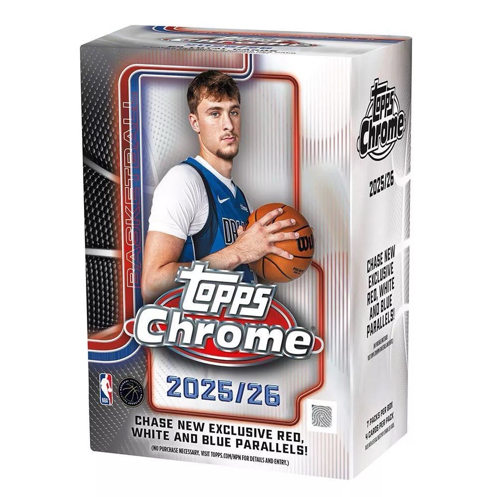 2025-26 Topps Chrome Basketball - Factory Sealed - Blaster / Value Box - New