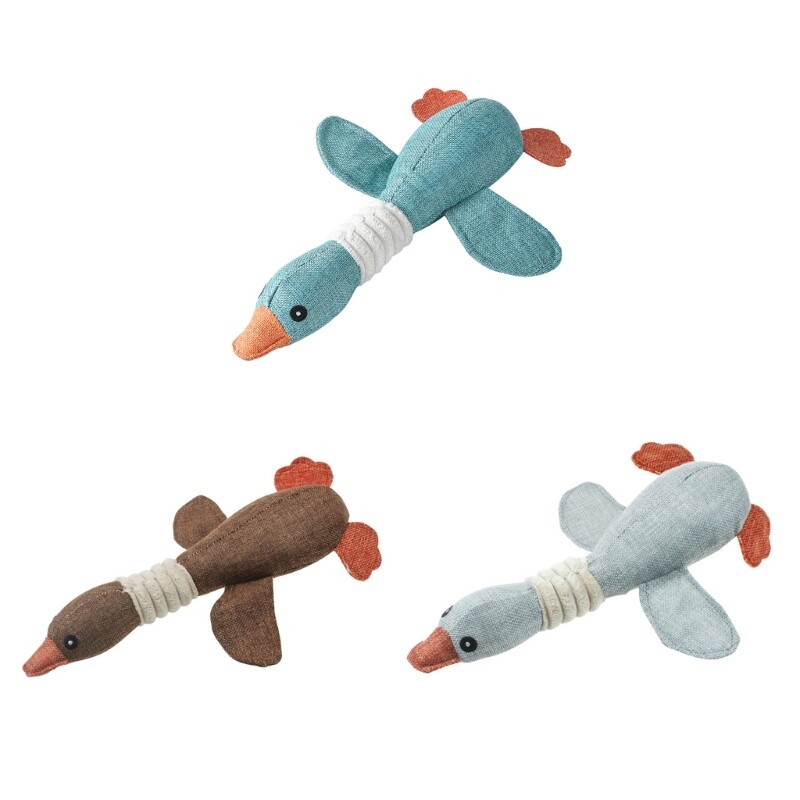 Squeaky Dog Toy Stuffed Dog Toy Interactive Dog Teething Toy Plush Chew Toy