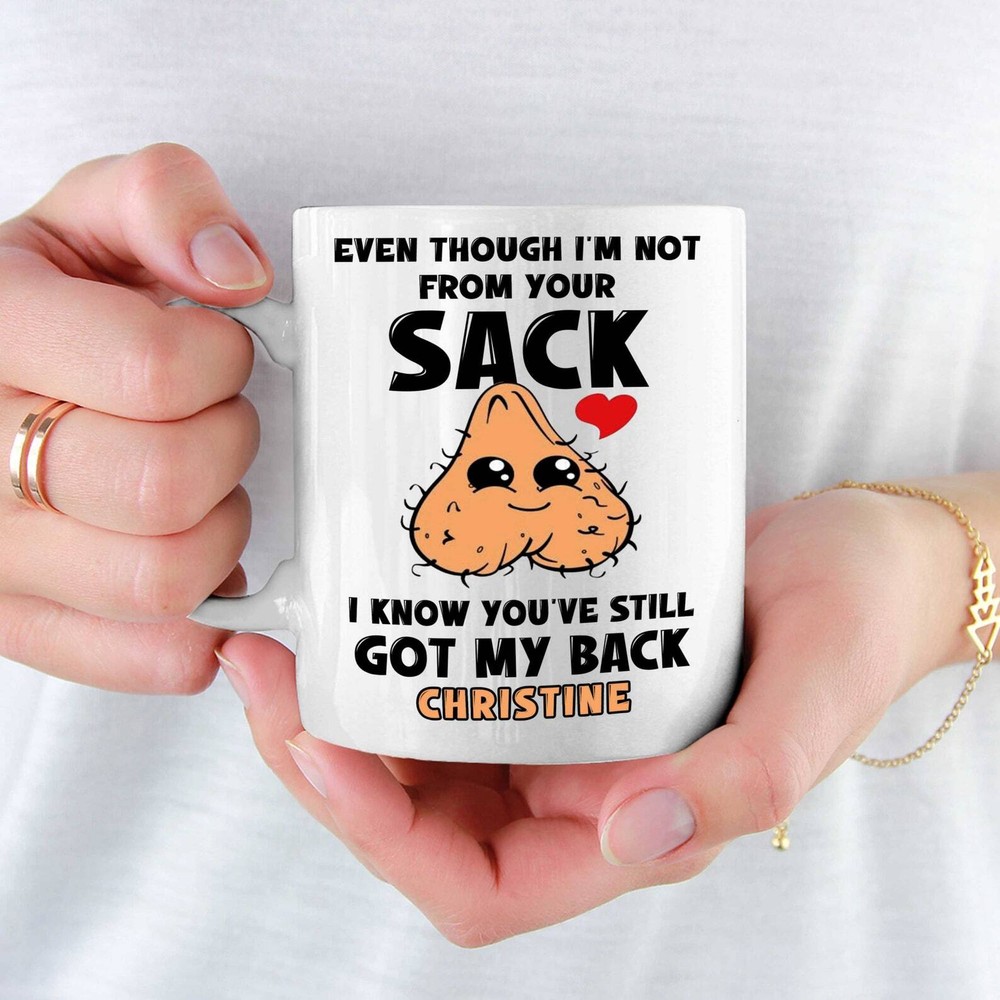 Custom Name Coffee Mug/cup For Dad Gift For Father's Day Birthday Even Though Im