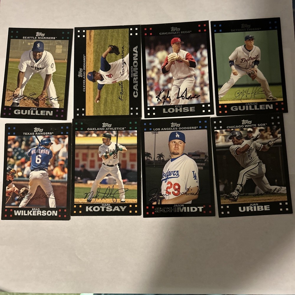 2007 Topps Baseball Cards Range Of 22 Cards