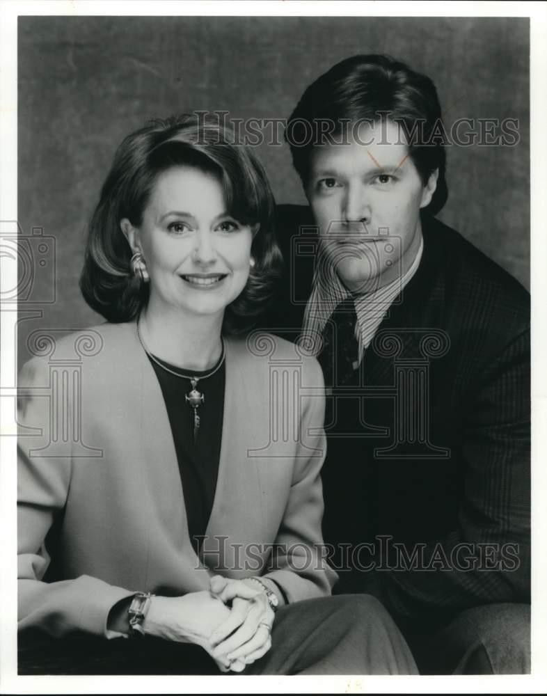 1992 Press Photo Jane Pauley and Stone Phillips, Co-Anchors of 