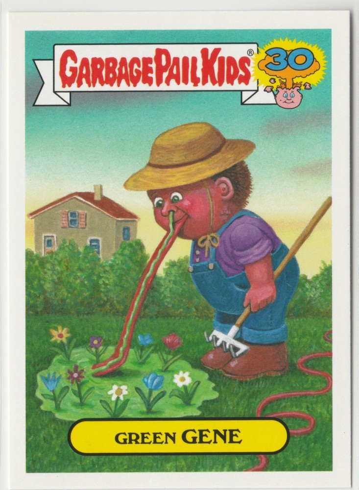 Green Gene 3a Garbage Pail Kids 30th Anniversary GPK 2015 Series
