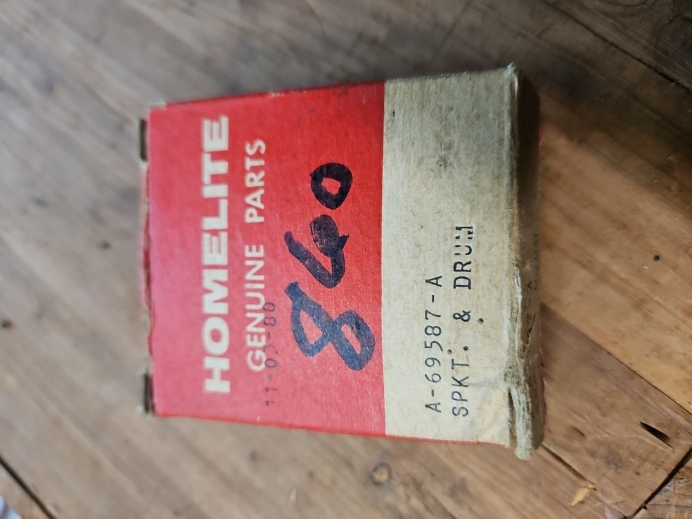 New Old Stock Homelite Sprocket & Drum A-69587-A Replacement Part