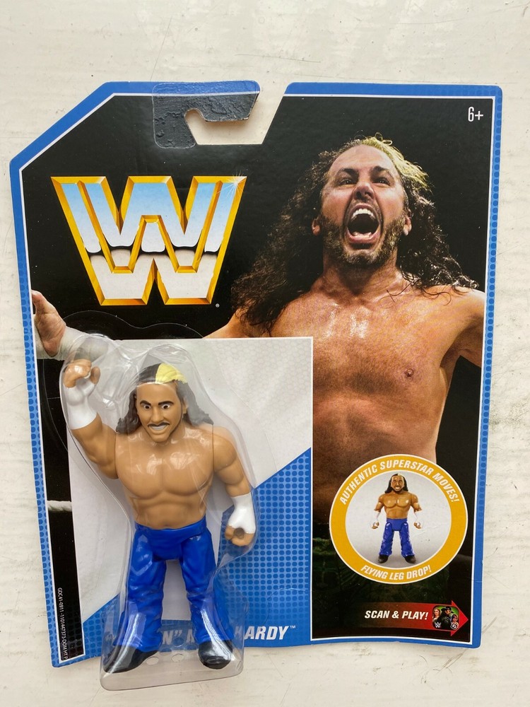 BNIB WWE MATTEL RETRO SERIES 10 WOKEN MATT HARDY WRESTLING FIGURE HASBRO WWF