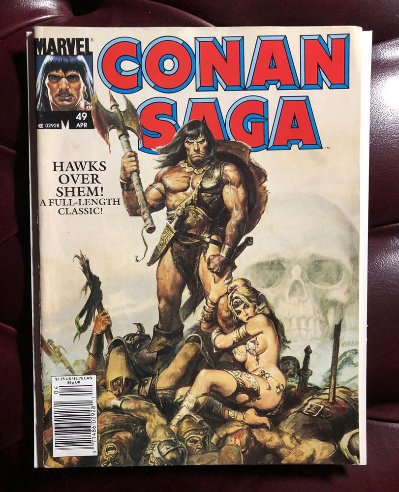 Conan Saga Magazine Issue 49 Hawks Over Shem Adventure