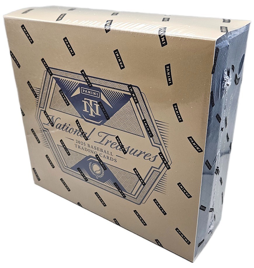2025 Panini National Treasures Baseball Factory Sealed Hobby Box 8 Hits Per Box