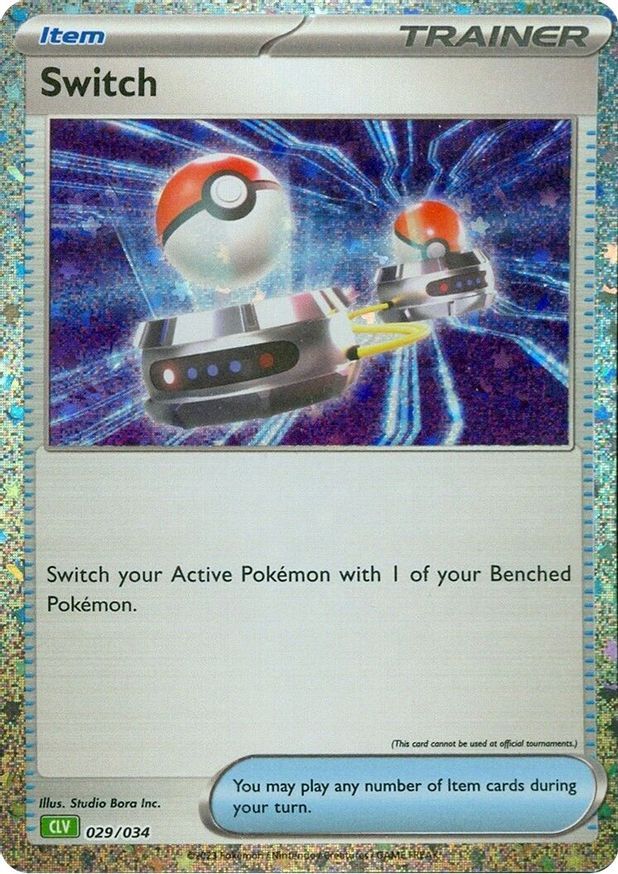 Pokemon Switch (CLV) (29/102) Trading Card Game Classic NM HOLO