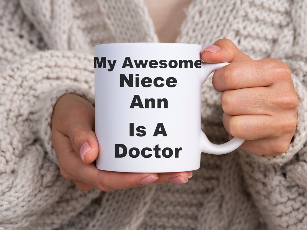 Personalized Niece Doctor Mug - Graduation & Birthday Gift for Her