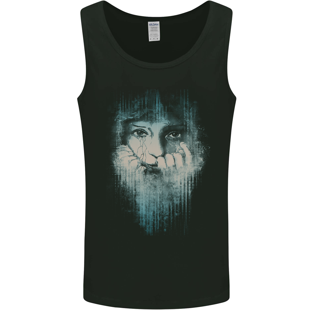 Abstract Art Woman Mens Vest Tank Top