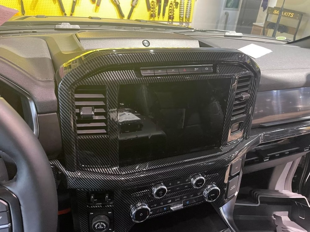 Car Parts 2022-2023 Fits For Ford F150 Navigation Frame Panel Cover Trim