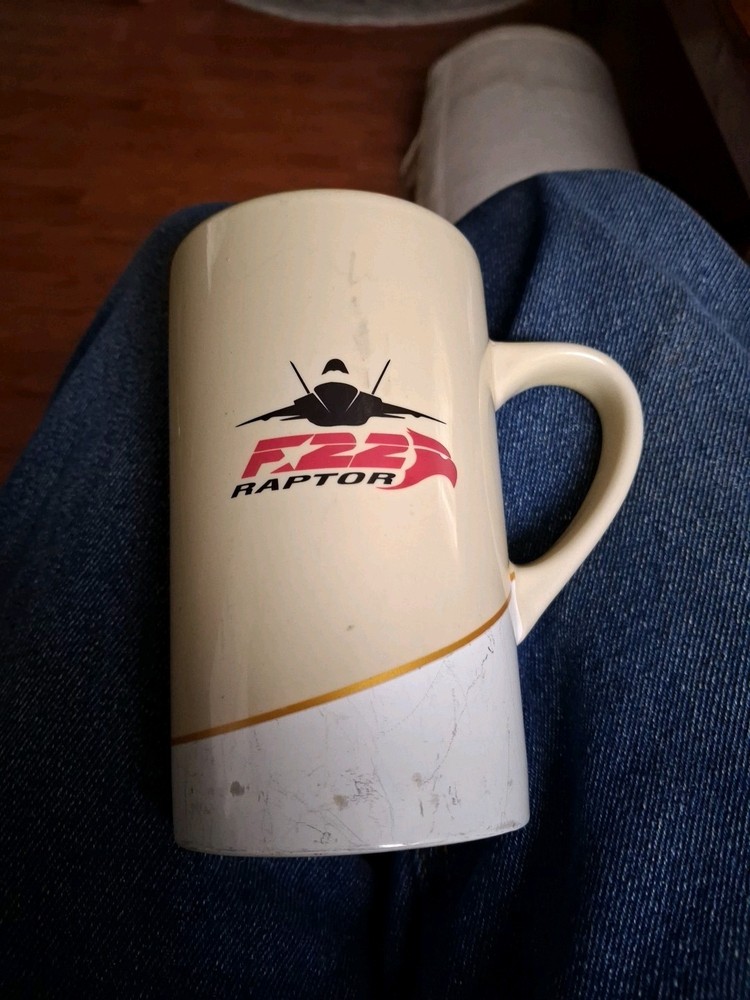 F-22 Raptor Jet Flighter Coffee Mug Tea Cup demo team US Air Force military
