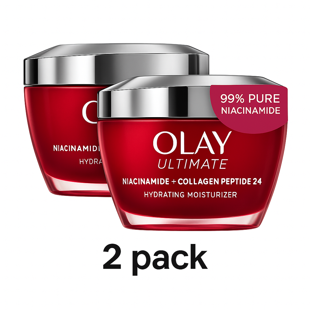 Olay Ultimate 3-in-1 Hydrating Moisturizer 1.7 oz Twin Pack