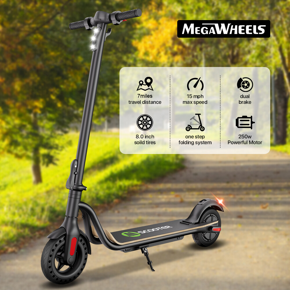 Megawheels 250W Adult Electric Scooter 12KM Range Fast Speed E-Scooter