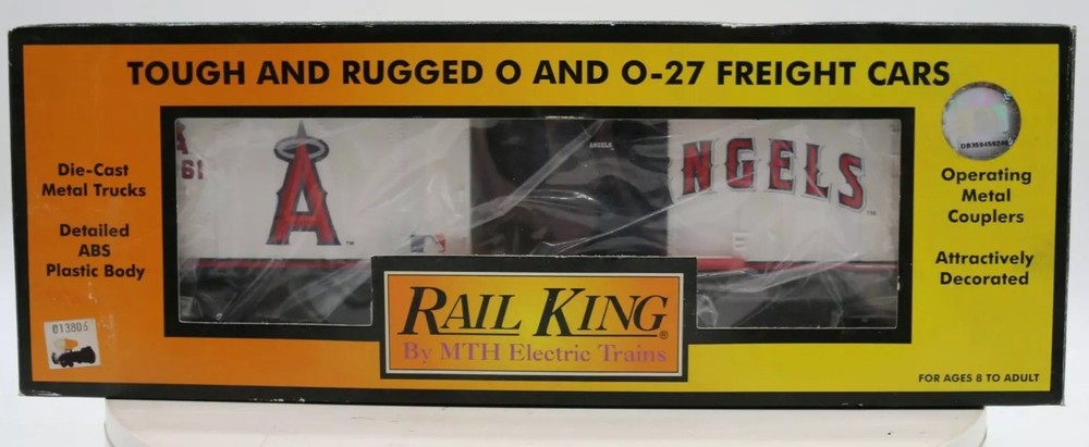 MTH RailKing 30-74250 MLB Anaheim Angels Box Car New O Gauge 1:48 Baseball ⚾️