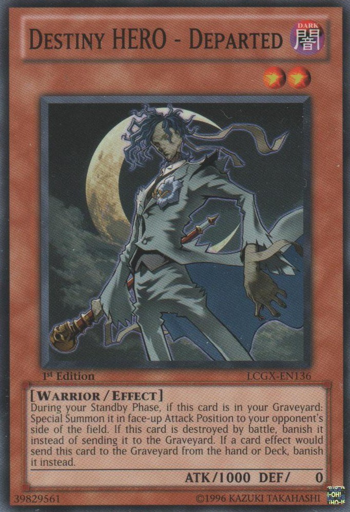 Destiny HERO - Departed LCGX-EN136 Common 1st Edition Near Mint English