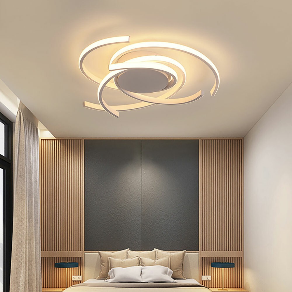 Modern Flower-Shaped LED Chandelier for Living Room Ceiling Lighting