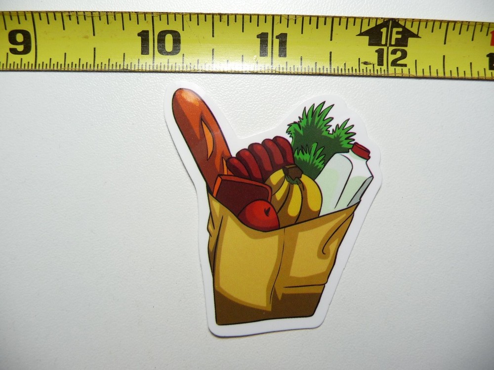Groceries Decal Sticker for Food Trucks Restaurants Scrapbooking
