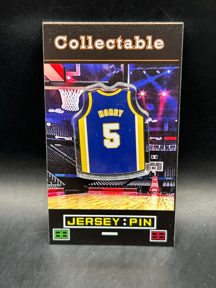 Los Angeles Lakers Robert Horry  jersey lapel pin-Retro BIG SHOT BOB Collectable