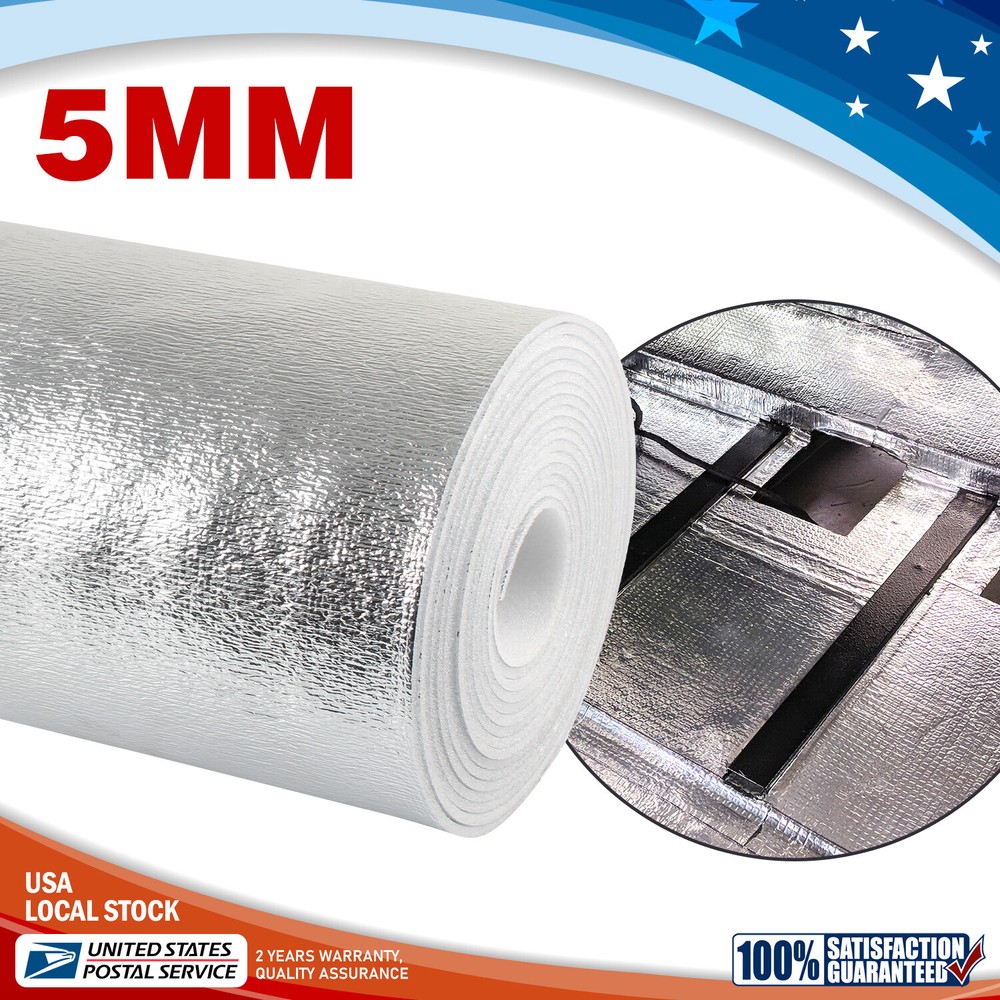 48sqft Car Heat Shield Sound Deadener Insulation Thermal Noise Proofing Mat