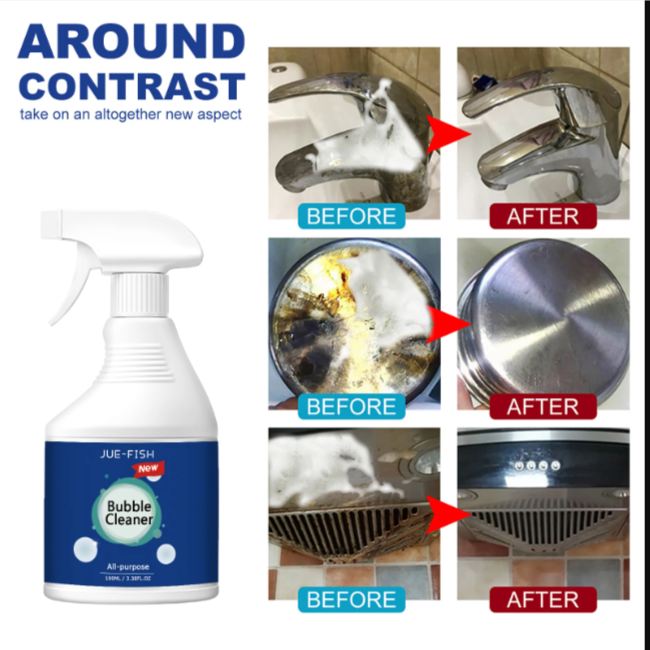 Kitchen Household Foaming Mould Cleaner Kitchen Bathroom Cleaning Spray Washing.