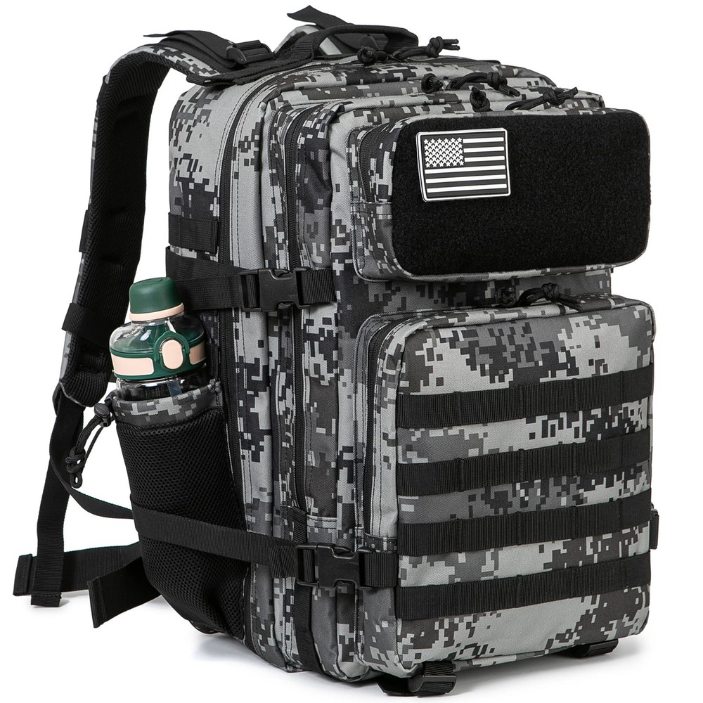 Military Tactical Backpacks For Men Army Molle Daypack 45L Large 3 Day Bug Ou...