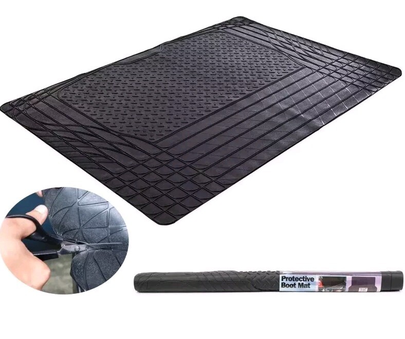 Universal Car Boot Liner Mat Heavy Duty Rubber Non Slip Durable Large 120X80 Cm