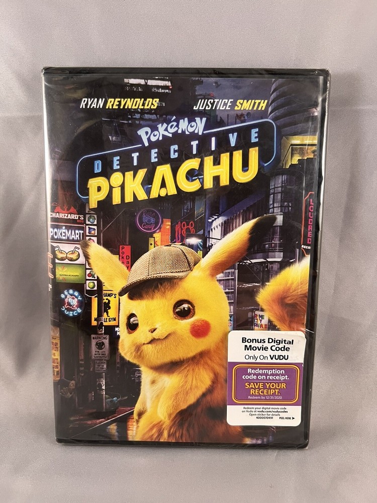 Pokémon Detective Pikachu (DVD, 2019) New & Sealed- Unsure Of Code- S17-2