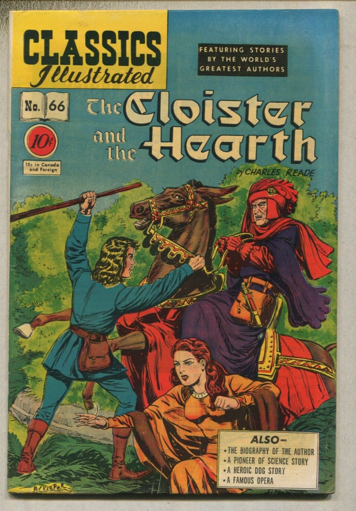 Classic Illustrated #66 FN The Cloister and the Hearth by Reade 1st Original Edition