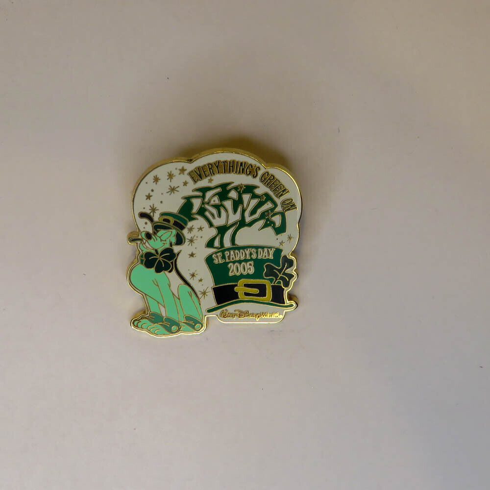 Disney WDW Everything Green Pluto Pin Limited Edition Collectible