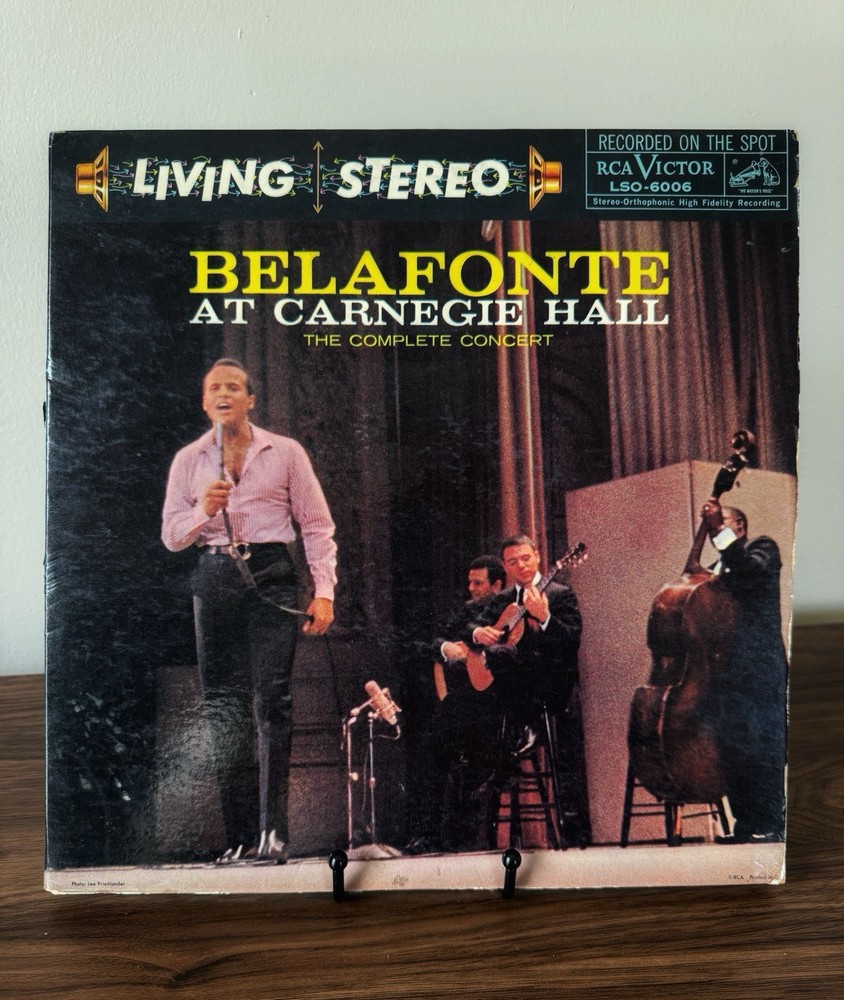 A Vintage 1959 Harry Belafonte Live Double Vinyl Album At Carnegie Hall