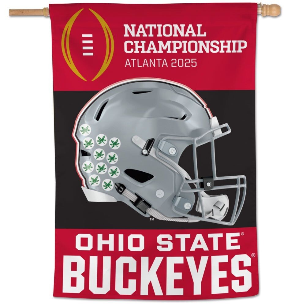 2025 Ohio State Buckeyes Championship Vertical Flag 28
