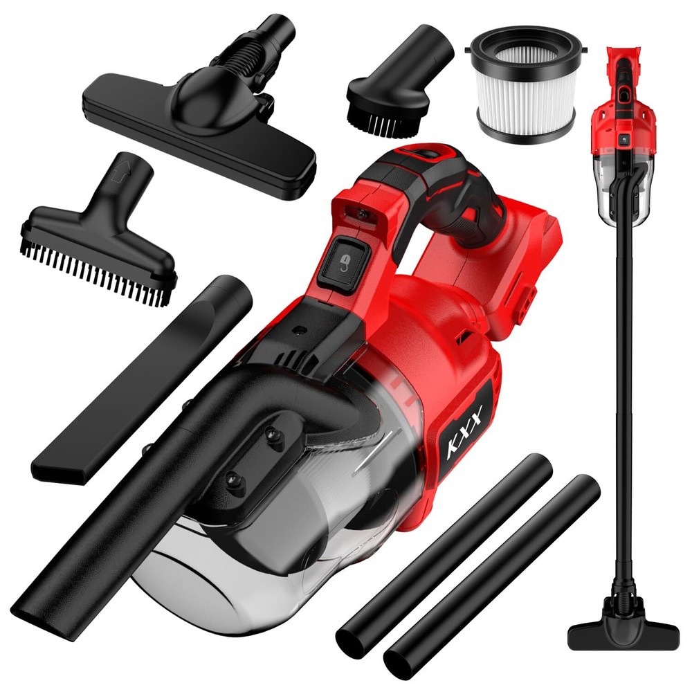 Cordless Vacuum for Milwaukee M18 Battery, 5 in 1 Handheld Electric Vacuum Cl...