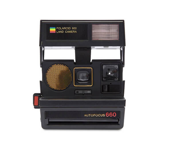 Polaroid 600 Sonar Autofocus Sun 660 Instant Film Analog Camera