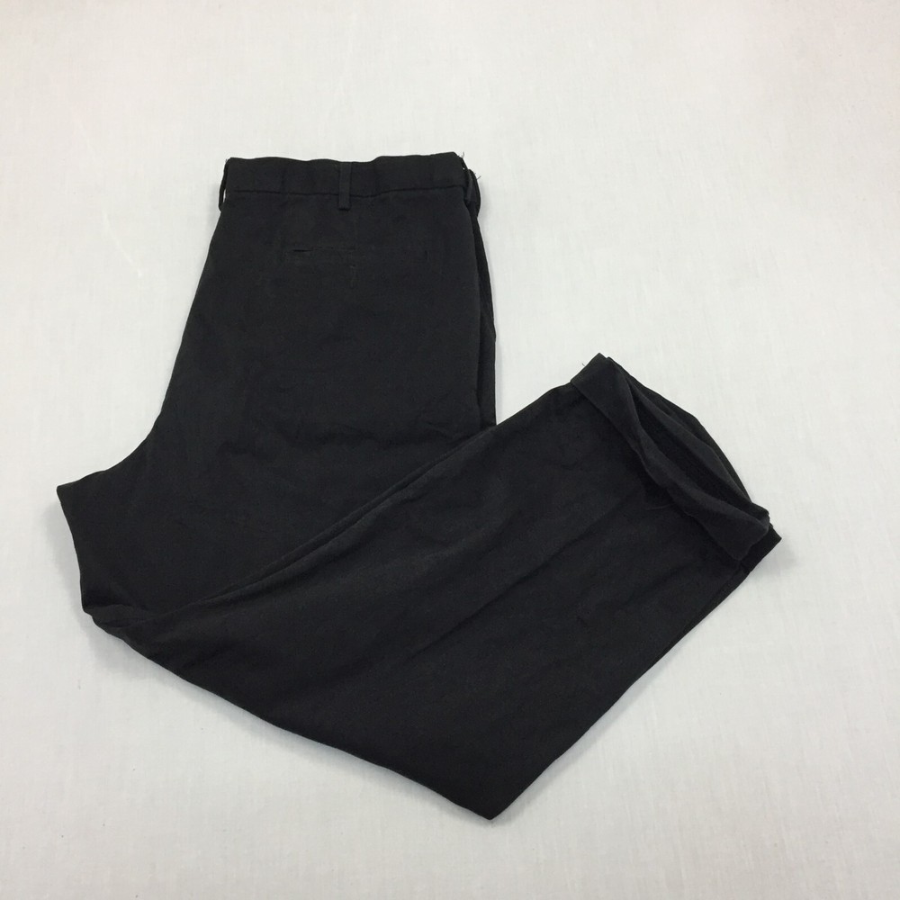 Dockers Chino Trousers Cotton Pants Relaxed Fit Mens Size 40W 29L Black