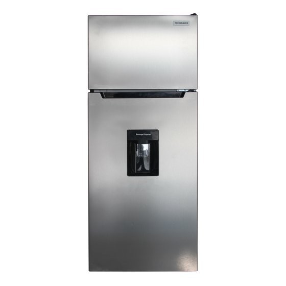 Frigidaire Platinum Fridge Freezer Combo, Apartment Size Fridge with 7.3 cu. ft