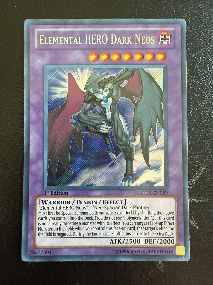 Elemental HERO Dark Neos 1st Ed LCGX-EN059 YuGiOh Legendary Collection 2