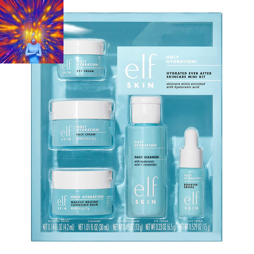 SKIN Hydrated Ever after Skincare Mini Kit, Cleanser, Makeup Remover, Moisturise